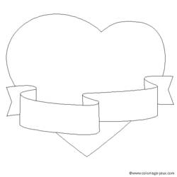 Dibujo para colorear: Día de San Valentín (Fiestas y ocasiones especiales) #54269 - Dibujos para Colorear e Imprimir Gratis