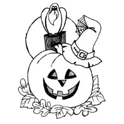 Dibujo para colorear: Halloween (Fiestas y ocasiones especiales) #55146 - Dibujos para colorear
