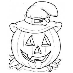 Dibujo para colorear: Halloween (Fiestas y ocasiones especiales) #55164 - Dibujos para colorear
