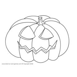 Dibujo para colorear: Halloween (Fiestas y ocasiones especiales) #55166 - Dibujos para Colorear e Imprimir Gratis