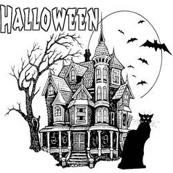 Dibujo para colorear: Halloween (Fiestas y ocasiones especiales) #55220 - Dibujos para colorear