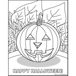 Dibujo para colorear: Halloween (Fiestas y ocasiones especiales) #55233 - Dibujos para Colorear e Imprimir Gratis