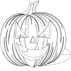 Dibujo para colorear: Halloween (Fiestas y ocasiones especiales) #55246 - Dibujos para Colorear e Imprimir Gratis