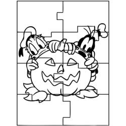 Dibujo para colorear: Halloween (Fiestas y ocasiones especiales) #55250 - Dibujos para Colorear e Imprimir Gratis