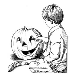 Dibujo para colorear: Halloween (Fiestas y ocasiones especiales) #55268 - Dibujos para Colorear e Imprimir Gratis