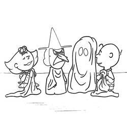 Dibujo para colorear: Halloween (Fiestas y ocasiones especiales) #55270 - Dibujos para Colorear e Imprimir Gratis