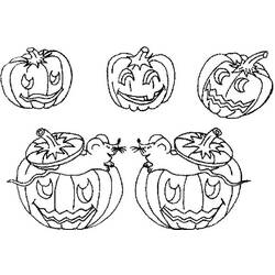 Dibujo para colorear: Halloween (Fiestas y ocasiones especiales) #55297 - Dibujos para Colorear e Imprimir Gratis