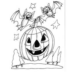 Dibujo para colorear: Halloween (Fiestas y ocasiones especiales) #55311 - Dibujos para Colorear e Imprimir Gratis