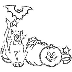 Dibujo para colorear: Halloween (Fiestas y ocasiones especiales) #55324 - Dibujos para Colorear e Imprimir Gratis