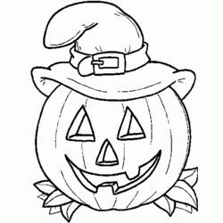 Dibujo para colorear: Halloween (Fiestas y ocasiones especiales) #55343 - Dibujos para colorear