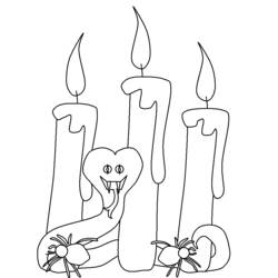 Dibujo para colorear: Halloween (Fiestas y ocasiones especiales) #55372 - Dibujos para Colorear e Imprimir Gratis