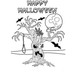 Dibujo para colorear: Halloween (Fiestas y ocasiones especiales) #55380 - Dibujos para Colorear e Imprimir Gratis