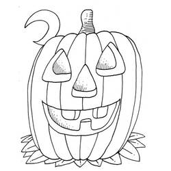 Dibujo para colorear: Halloween (Fiestas y ocasiones especiales) #55384 - Dibujos para Colorear e Imprimir Gratis
