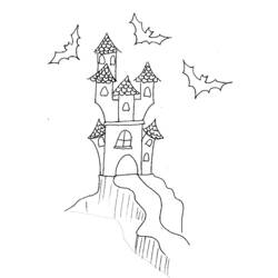 Dibujo para colorear: Halloween (Fiestas y ocasiones especiales) #55392 - Dibujos para Colorear e Imprimir Gratis