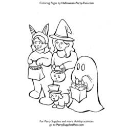 Dibujo para colorear: Halloween (Fiestas y ocasiones especiales) #55404 - Dibujos para Colorear e Imprimir Gratis