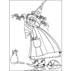 Dibujo para colorear: Halloween (Fiestas y ocasiones especiales) #55433 - Dibujos para Colorear e Imprimir Gratis