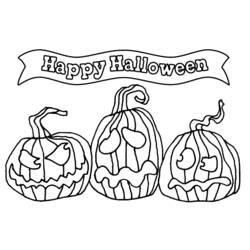 Dibujo para colorear: Halloween (Fiestas y ocasiones especiales) #55440 - Dibujos para Colorear e Imprimir Gratis