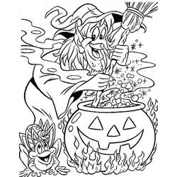 Dibujo para colorear: Halloween (Fiestas y ocasiones especiales) #55441 - Dibujos para Colorear e Imprimir Gratis
