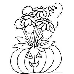 Dibujo para colorear: Halloween (Fiestas y ocasiones especiales) #55443 - Dibujos para Colorear e Imprimir Gratis