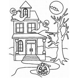 Dibujo para colorear: Halloween (Fiestas y ocasiones especiales) #55451 - Dibujos para Colorear e Imprimir Gratis