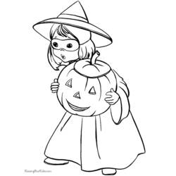 Dibujo para colorear: Halloween (Fiestas y ocasiones especiales) #55492 - Dibujos para Colorear e Imprimir Gratis