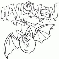 Dibujo para colorear: Halloween (Fiestas y ocasiones especiales) #55502 - Dibujos para colorear