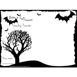 Dibujo para colorear: Halloween (Fiestas y ocasiones especiales) #55515 - Dibujos para Colorear e Imprimir Gratis