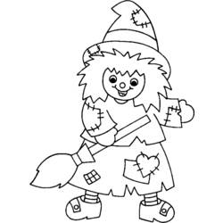 Dibujo para colorear: Halloween (Fiestas y ocasiones especiales) #55518 - Dibujos para Colorear e Imprimir Gratis