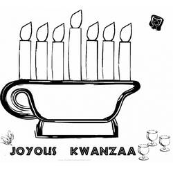 Dibujo para colorear: Kwanzaa (Fiestas y ocasiones especiales) #60424 - Dibujos para Colorear e Imprimir Gratis