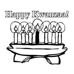 Dibujo para colorear: Kwanzaa (Fiestas y ocasiones especiales) #60426 - Dibujos para colorear