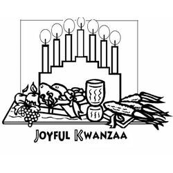 Dibujo para colorear: Kwanzaa (Fiestas y ocasiones especiales) #60481 - Dibujos para colorear