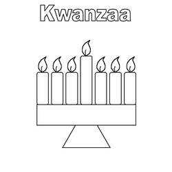 Dibujo para colorear: Kwanzaa (Fiestas y ocasiones especiales) #60592 - Dibujos para colorear