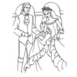 Dibujo para colorear: Matrimonio (Fiestas y ocasiones especiales) #56126 - Dibujos para Colorear e Imprimir Gratis