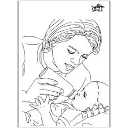 Dibujo para colorear: Nacimiento (Fiestas y ocasiones especiales) #55583 - Dibujos para colorear