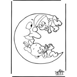 Dibujo para colorear: Nacimiento (Fiestas y ocasiones especiales) #55600 - Dibujos para colorear