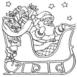 Dibujo para colorear: Navidad (Fiestas y ocasiones especiales) #54749 - Dibujos para Colorear y Pintar