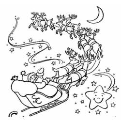Dibujo para colorear: Navidad (Fiestas y ocasiones especiales) #54756 - Dibujos para Colorear e Imprimir Gratis