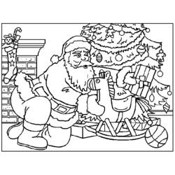 Dibujo para colorear: Navidad (Fiestas y ocasiones especiales) #54777 - Dibujos para Colorear e Imprimir Gratis