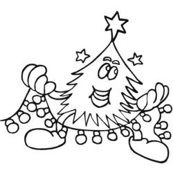 Dibujo para colorear: Navidad (Fiestas y ocasiones especiales) #54782 - Dibujos para Colorear e Imprimir Gratis