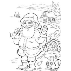 Dibujo para colorear: Navidad (Fiestas y ocasiones especiales) #54821 - Dibujos para Colorear e Imprimir Gratis