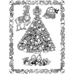 Dibujo para colorear: Navidad (Fiestas y ocasiones especiales) #54827 - Dibujos para Colorear e Imprimir Gratis