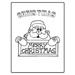 Dibujo para colorear: Navidad (Fiestas y ocasiones especiales) #54854 - Dibujos para Colorear e Imprimir Gratis