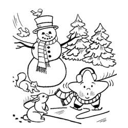 Dibujo para colorear: Navidad (Fiestas y ocasiones especiales) #54858 - Dibujos para Colorear e Imprimir Gratis