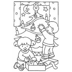 Dibujo para colorear: Navidad (Fiestas y ocasiones especiales) #54865 - Dibujos para colorear