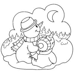 Dibujo para colorear: Navidad (Fiestas y ocasiones especiales) #54871 - Dibujos para Colorear e Imprimir Gratis