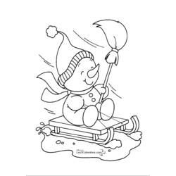 Dibujo para colorear: Navidad (Fiestas y ocasiones especiales) #54891 - Dibujos para Colorear e Imprimir Gratis