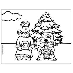 Dibujo para colorear: Navidad (Fiestas y ocasiones especiales) #54896 - Dibujos para Colorear e Imprimir Gratis