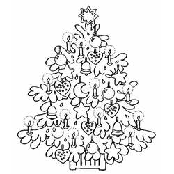Dibujo para colorear: Navidad (Fiestas y ocasiones especiales) #54945 - Dibujos para Colorear e Imprimir Gratis