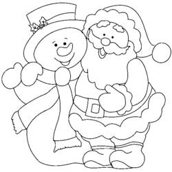 Dibujo para colorear: Navidad (Fiestas y ocasiones especiales) #54990 - Dibujos para colorear