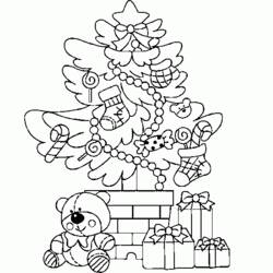 Dibujo para colorear: Navidad (Fiestas y ocasiones especiales) #55009 - Dibujos para Colorear e Imprimir Gratis